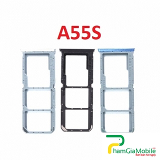 Khay thẻ SIM + Khay thẻ Micro SD cho Oppo A55S Linh Kiện Thay Thế Khay thẻ SIM + Khay thẻ Micro SD cho Oppo A55S Linh Kiện Thay Thế